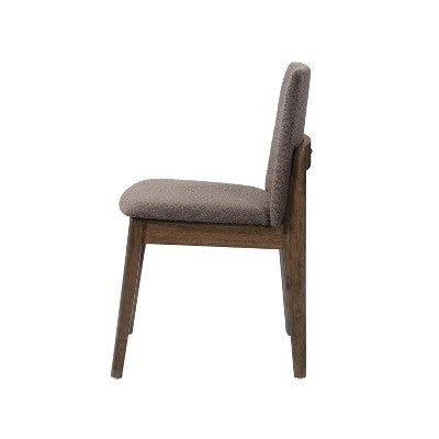 Christopher Knight Home Mireya 7 Piece Rustic Rubberwood Fabric Upholstered Dining Set