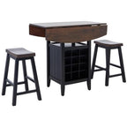 Casey 3 Piece Drop Leaf Pub Set - AMH8504 - Safavieh Couture