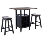 Casey 3 Piece Drop Leaf Pub Set - AMH8504 - Safavieh Couture