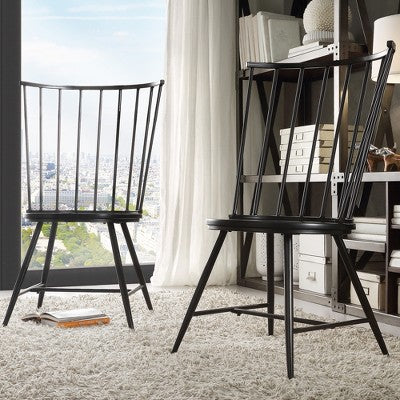 Norfolk Walnut Finish Round 5-Piece Dining Set - INSPIRE Q