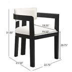 Christopher Knight Home Shankar Modern 5 Piece Round Dining Table Set with Rubberwood Upholstered Chairs
