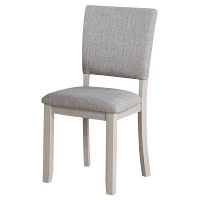 GDFStudio Carter Transitional 5-Piece Wood Dining Table Set with Upholstered Chairs