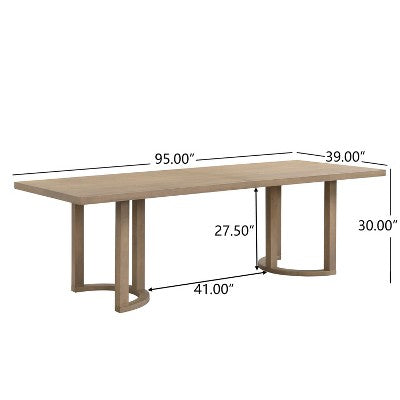 Christopher Knight Home Arkenis 7 Piece Rubberwood Upholstered Dining Set