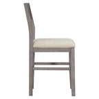 5-Piece Farmhouse Counter Height Dining Table Set with 1 Rectangular Dining Table and 4 Dining Chairs for Small Places - ModernLuxe