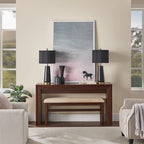 GDFStudio Emily Modern 2 Piece Bar Table Set with Fabric Upholstered Bar Stool