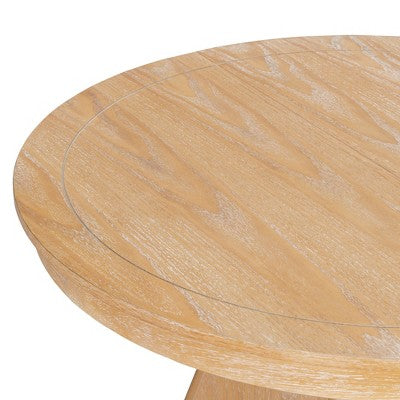 5 Piece Extendable Dining Table Set Dining Set for 4, Vintage Round Kitchen Table Set with 4 Upholstered Dining Chairs - ModernLuxe