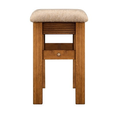 GDFStudio Emily Modern 2 Piece Bar Table Set with Fabric Upholstered Bar Stool