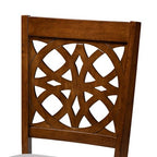 Baxton Studio Abigail Modern Fabric Wood Dining Set