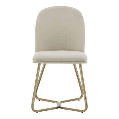 Cortland 5-Piece Fabric Mid-Century Modern Tapered Dining Set - iNSPIRE Q