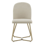 Cortland 5-Piece Fabric Mid-Century Modern Tapered Dining Set - iNSPIRE Q