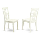 Round Dinette Set - 5 Piece Kitchen Table & Chair Set - Southwestern Style - Black Cherry Finish