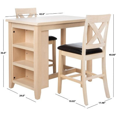 Everest 3 Piece Pub Set - DNS9203 - Safavieh