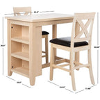 Everest 3 Piece Pub Set - DNS9203 - Safavieh