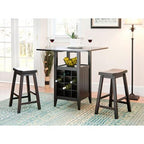 Casey 3 Piece Drop Leaf Pub Set - AMH8504 - Safavieh Couture
