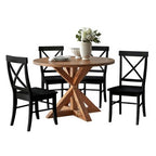 5pc Crenshaw Round Dining Set Driftwood - Buylateral