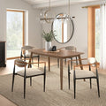 Cortland 5-Piece Fabric Modern Tapered Dining Set - iNSPIRE Q