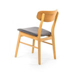 GDFStudio Balfern 5 Pieces Mid Century Modern Upholstered Wood Dining Set
