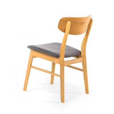 GDFStudio Balfern 5 Pieces Mid Century Modern Upholstered Wood Dining Set