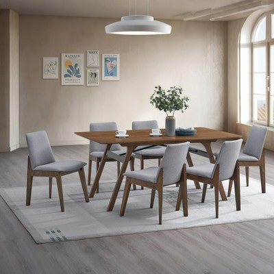 Christopher Knight Home Tabitha 7pcs Upholstered Wood Dining Set