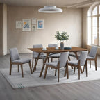 Christopher Knight Home Tabitha 7pcs Upholstered Wood Dining Set