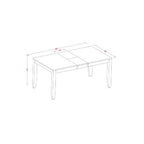 Gothic Dining Set - Table & Chairs - Grandeur Rectangle Table with Leaf - Elegant Dining Room Furniture