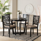 Baxton Studio Jamie Moden Wood 5-Piece Dining Set