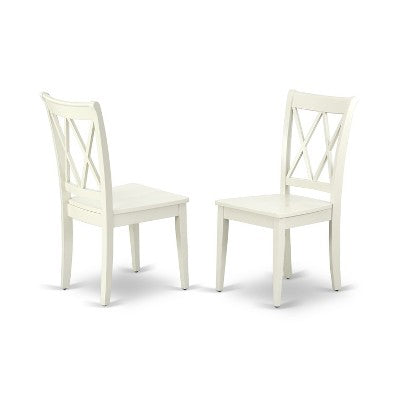 HomeStock 7 Piece Dining Table Set Linen White Oval Table & 6 Chairs Modern Style