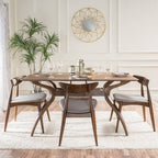 5pc Barron Curved Leg Dining Set - Christopher Knight Home