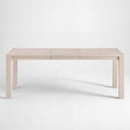 Modern Dining Set - 80 Table + 6 Cushioned Chairs, Solid Wood Frame, 400lbs Table Capacity, Easy Assembly