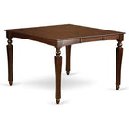 HomeStock Counter Height Dining Set Black Butterfly Leaf Table 8 Chairs