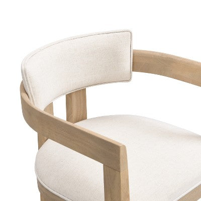 Christopher Knight Home Arkenis 7 Piece Rubberwood Upholstered Dining Set