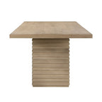 Christopher Knight Home Yao Modern 7 Piece Dining Set with Rectangular Table and 6 Rubberwood Upholstered Chairs
