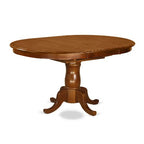 Portland Oval Dining Set Saddle Brown Table With Chairs
