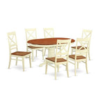 Modern Dining Set 5 Piece - Rubber Wood Table & Chairs - Kitchen Dining Room Furniture
