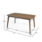 Christopher Knight Home Bryner Mid Century Modern Fabric Upholstered Wood 5 Piece Dining Set