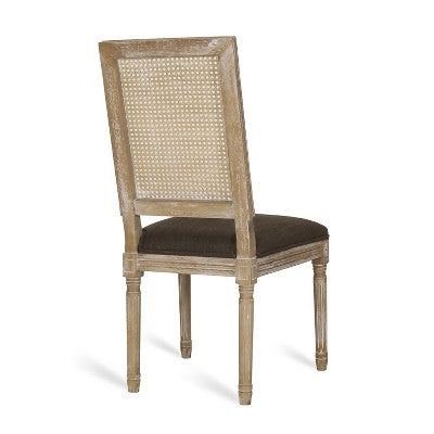 Christopher Knight Home Regan 7 Piece French Country Fabric Upholstered Wood and Cane Expandable Dining Set
