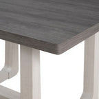 GDFStudio Carter Transitional 5-Piece Wood Dining Table Set with Upholstered Chairs