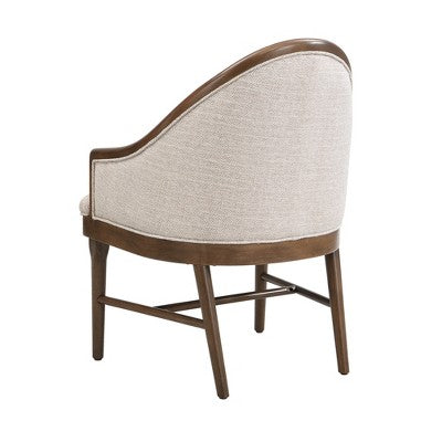 Christopher Knight Home Thiago Modern 7 Piece Rubberwood Dining Set with Curved Backrest and Oval Table