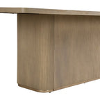Christopher Knight Home Lindiwe Modern 7 Piece Rubberwood Linen Upholstered Dining Set with Rectangular Table