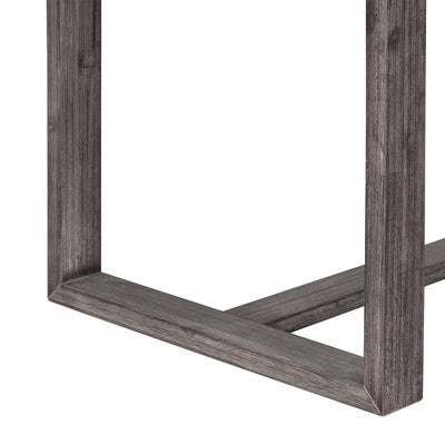 5-Piece Farmhouse Counter Height Dining Table Set with 1 Rectangular Dining Table and 4 Dining Chairs for Small Places - ModernLuxe