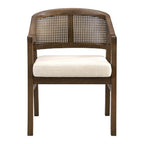 Christopher Knight Home Keira 7 Piece Modern Rattan and Rubberwood Upholstered Dining Set