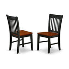 HomeStock 9 Piece Dining Room Table Set Black Cherry Square Table with Butterfly Leaf