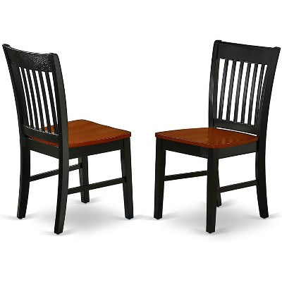 HomeStock 9 Piece Dining Room Table Set Black Cherry Square Table with Butterfly Leaf