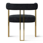 3-in-1 Oval Extendable Dining Table Set with Chenille Upholstered Chairs Featuring Gold Metal Legs, Versatile Dining Furniture-Panipeachy