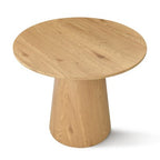 Round Dining Table Set with 2 Chenille Armchairs, Modern Pedestal Table and Upholstered Chairs with Full Back and Arms-Panipeachy