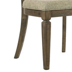 Christopher Knight Home Jimmy Vintage 47 Wood 5 Piece Round Dining Table Set with 4 Upholstered Chairs