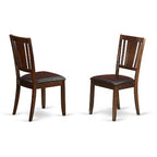 Modern Dinette Set - Table with Leaf & Kitchen Chairs - Small Space Dining Room Furniture