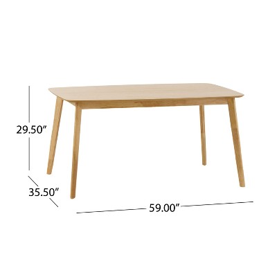 GDFStudio Balfern 5 Pieces Mid Century Modern Upholstered Wood Dining Set