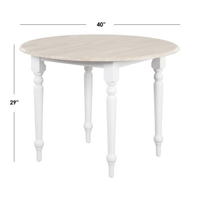 5pc Double Drop Leaf Dining Set Wood - Buylateral