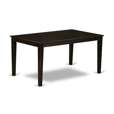 HomeStock Rectangle Kitchen Table And Chairs Dining Set Cappuccino